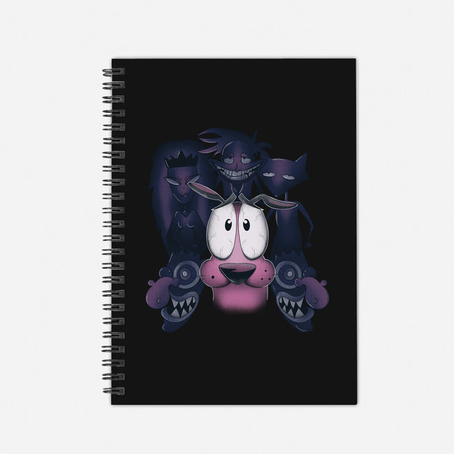 The Fear Of The Dog-none dot grid notebook-Claudia