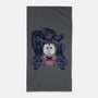 The Fear Of The Dog-none beach towel-Claudia