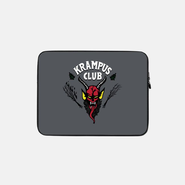 Krampus Club-none zippered laptop sleeve-Boggs Nicolas