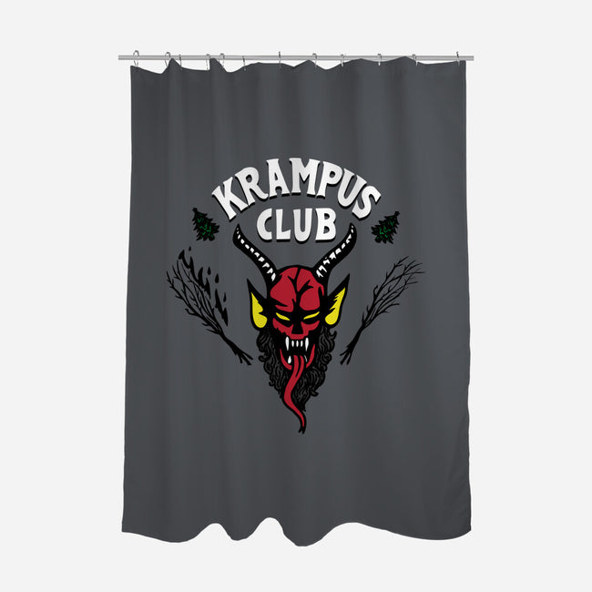 Krampus Club-none polyester shower curtain-Boggs Nicolas