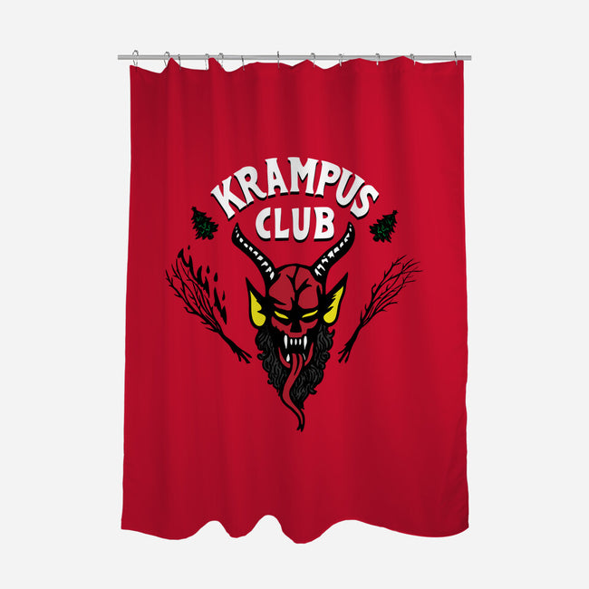 Krampus Club-none polyester shower curtain-Boggs Nicolas