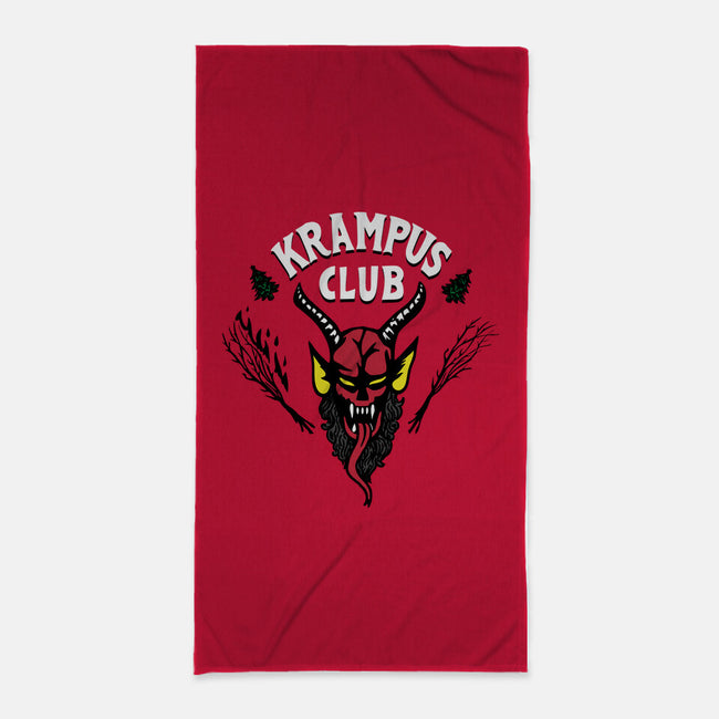 Krampus Club-none beach towel-Boggs Nicolas