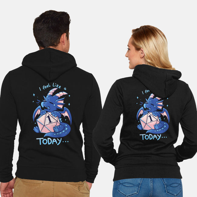 Rolled A One Today-unisex zip-up sweatshirt-TechraNova