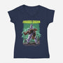 Forbidden Kingdom-womens v-neck tee-zascanauta