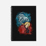 Elric Brothers Ready To Fight-none dot grid notebook-nickzzarto