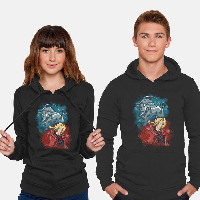 Elric Brothers Ready To Fight-unisex pullover sweatshirt-nickzzarto