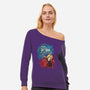 Elric Brothers Ready To Fight-womens off shoulder sweatshirt-nickzzarto