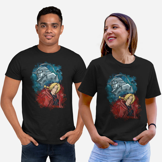 Elric Brothers Ready To Fight-unisex basic tee-nickzzarto
