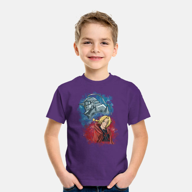 Elric Brothers Ready To Fight-youth basic tee-nickzzarto