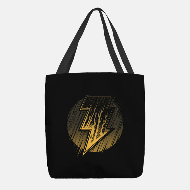 Black Thunder-none basic tote bag-StudioM6