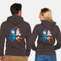 Mega Astro-unisex zip-up sweatshirt-Douglasstencil