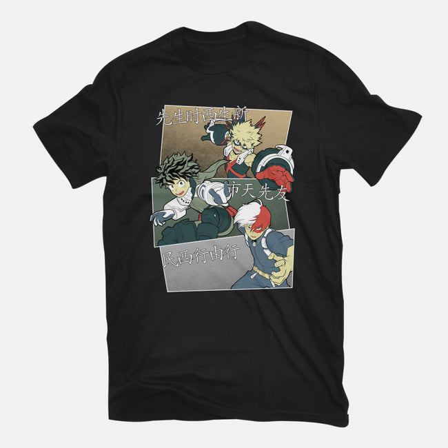 Hero Team-womens basic tee-Astrobot Invention