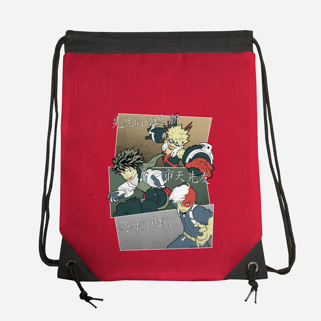 Hero Team-none drawstring bag-Astrobot Invention