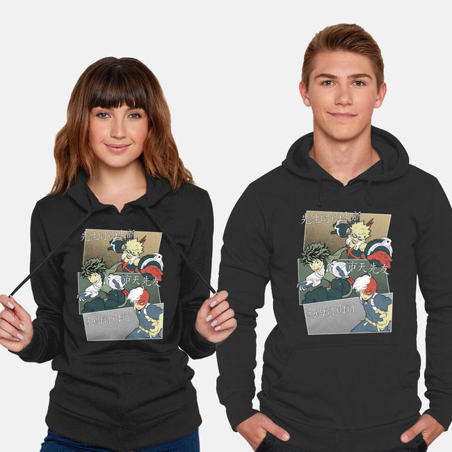 Hero Team-unisex pullover sweatshirt-Astrobot Invention
