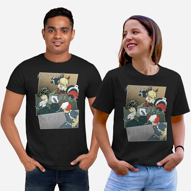 Hero Team-unisex basic tee-Astrobot Invention