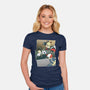 Hero Team-womens fitted tee-Astrobot Invention
