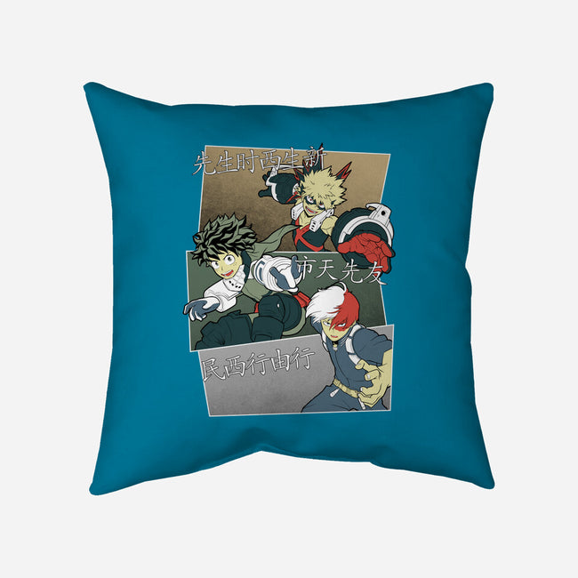 Hero Team-none removable cover throw pillow-Astrobot Invention