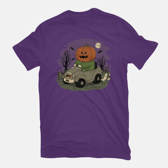 Spooky Night Ride-mens basic tee-pigboom