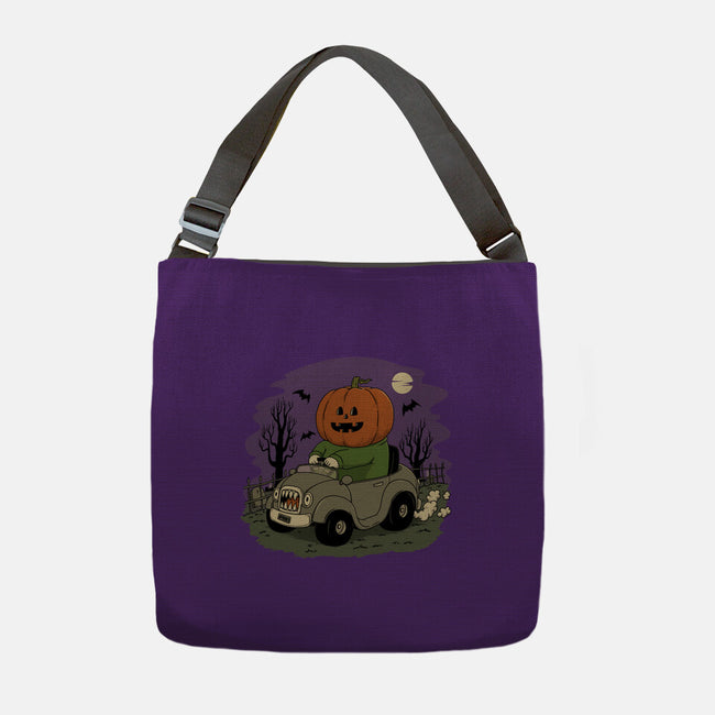 Spooky Night Ride-none adjustable tote bag-pigboom