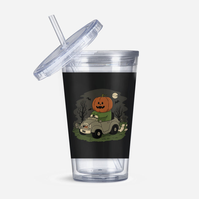 Spooky Night Ride-none acrylic tumbler drinkware-pigboom