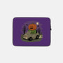 Spooky Night Ride-none zippered laptop sleeve-pigboom