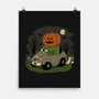 Spooky Night Ride-none matte poster-pigboom