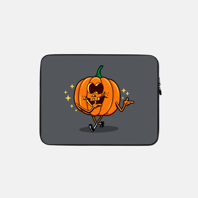 Pumpkinpants-none zippered laptop sleeve-Boggs Nicolas