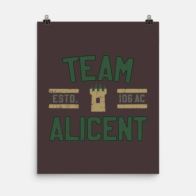 Team Alicent-none matte poster-retrodivision