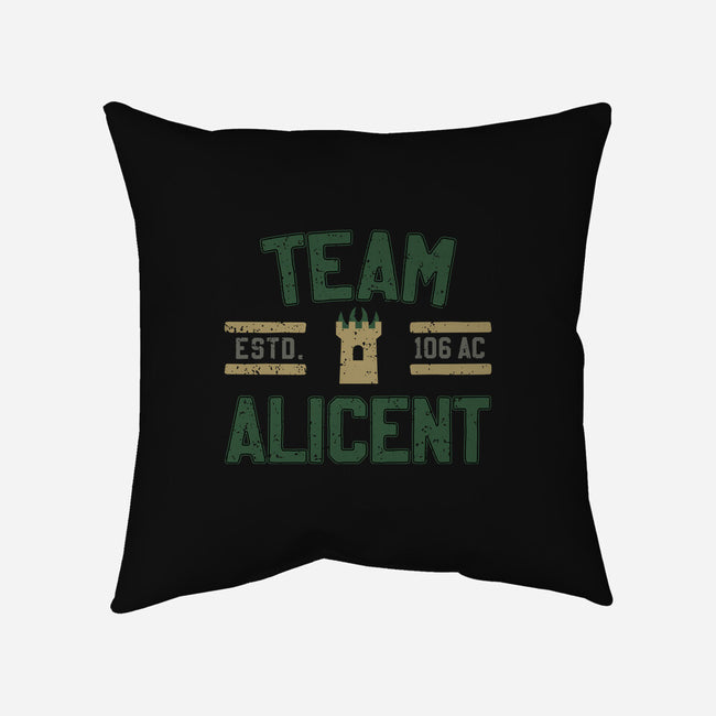 Team Alicent-none removable cover w insert throw pillow-retrodivision