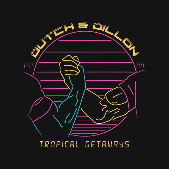 Tropical Getaways-dog bandana pet collar-rocketman_art