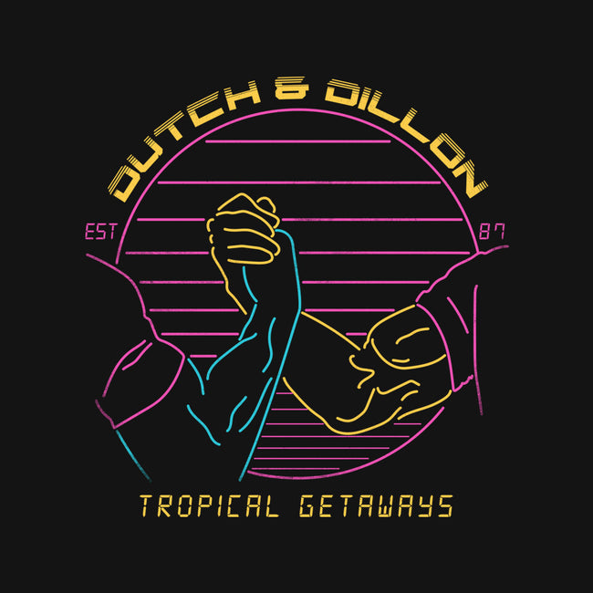 Tropical Getaways-none glossy sticker-rocketman_art