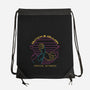 Tropical Getaways-none drawstring bag-rocketman_art