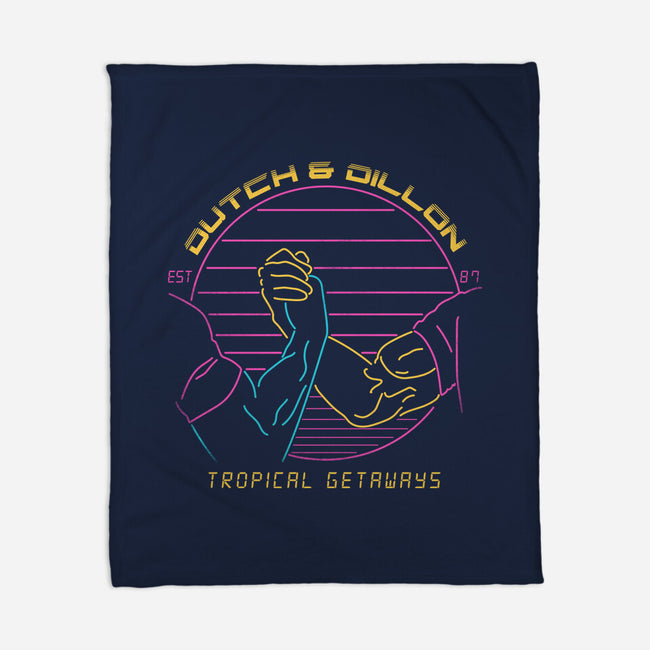Tropical Getaways-none fleece blanket-rocketman_art