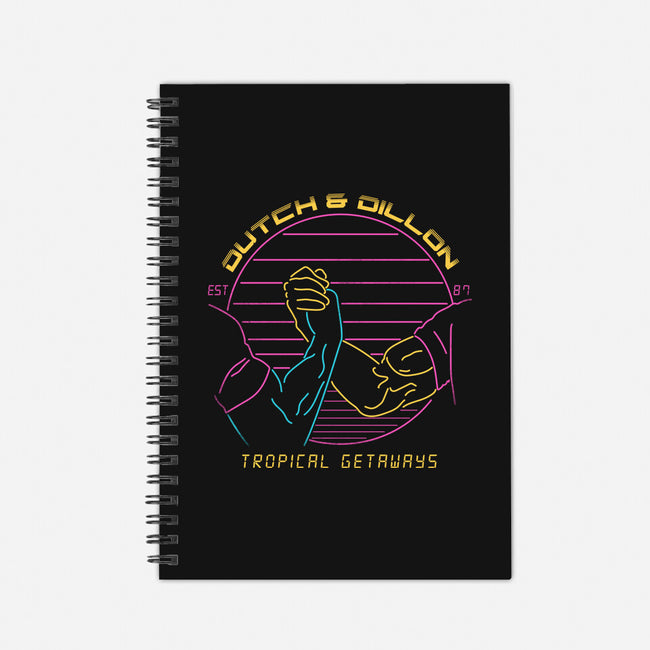 Tropical Getaways-none dot grid notebook-rocketman_art