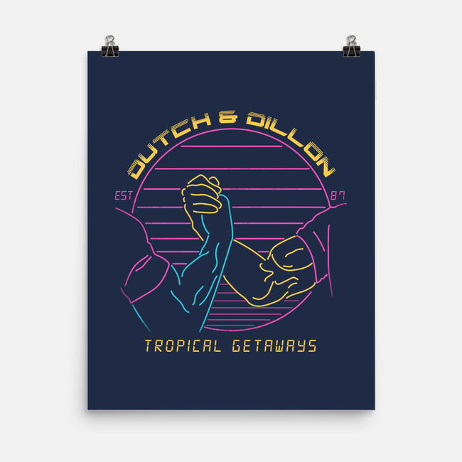 Tropical Getaways-none matte poster-rocketman_art