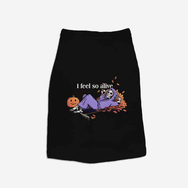 I Feel So Alive-cat basic pet tank-doodletoots