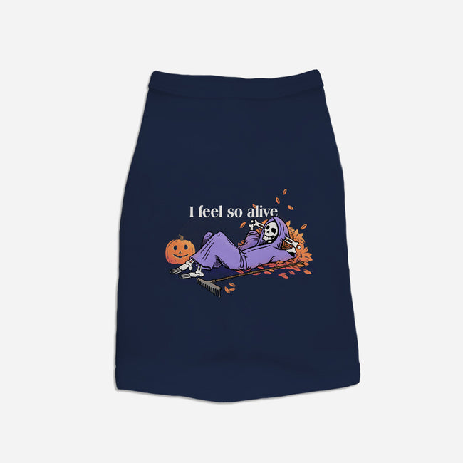 I Feel So Alive-cat basic pet tank-doodletoots