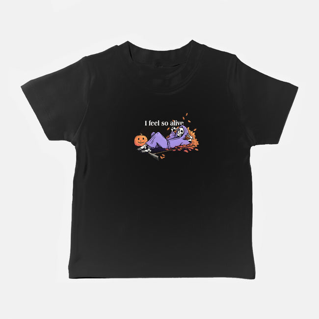 I Feel So Alive-baby basic tee-doodletoots
