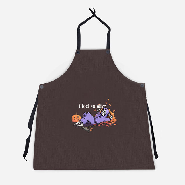 I Feel So Alive-unisex kitchen apron-doodletoots