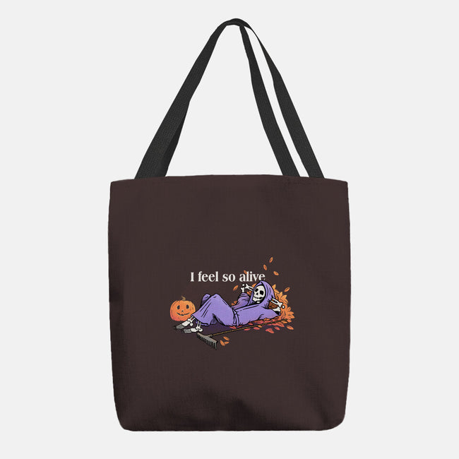 I Feel So Alive-none basic tote bag-doodletoots