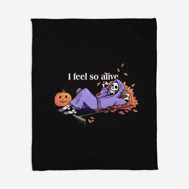 I Feel So Alive-none fleece blanket-doodletoots