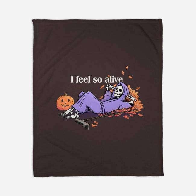 I Feel So Alive-none fleece blanket-doodletoots