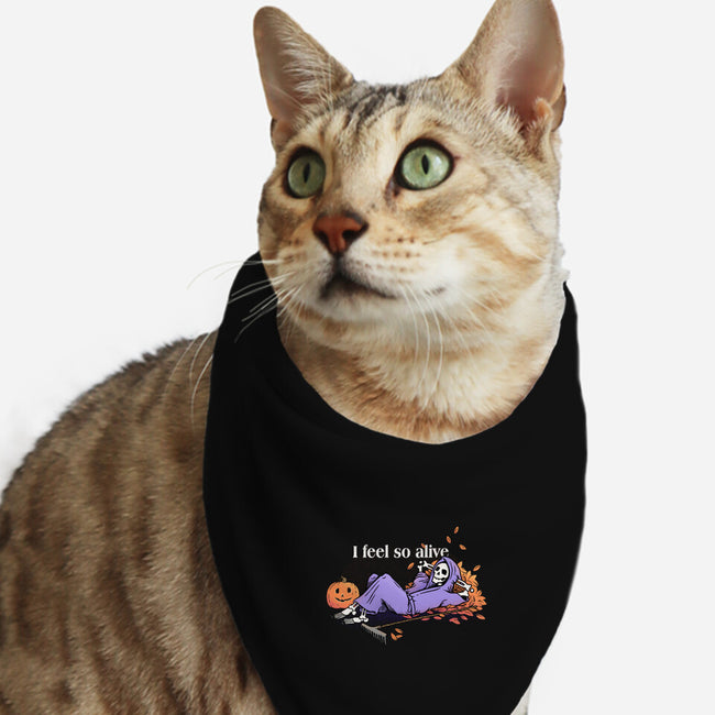 I Feel So Alive-cat bandana pet collar-doodletoots