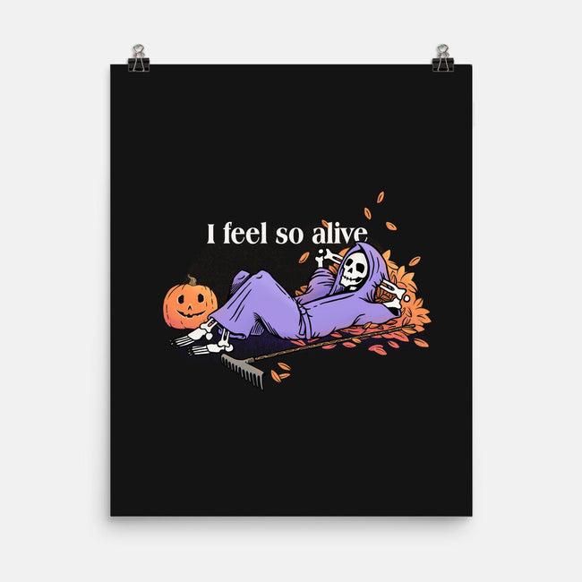 I Feel So Alive-none matte poster-doodletoots