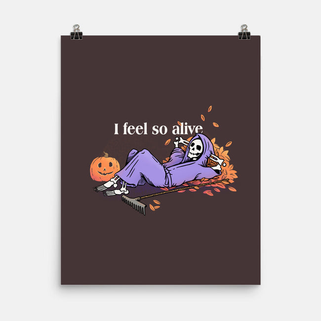 I Feel So Alive-none matte poster-doodletoots