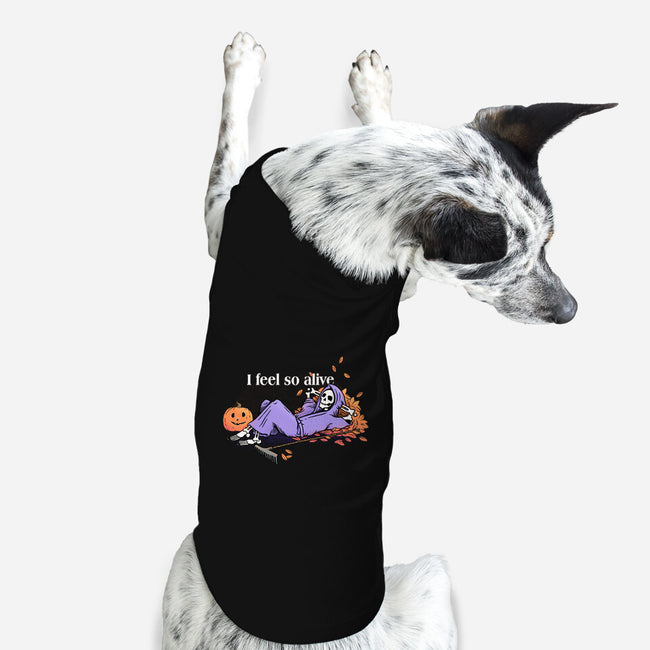 I Feel So Alive-dog basic pet tank-doodletoots