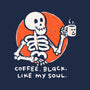 Coffee Black Like My Soul-womens v-neck tee-doodletoots