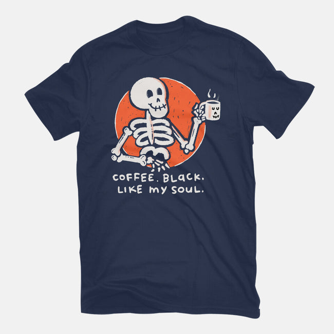 Coffee Black Like My Soul-mens basic tee-doodletoots