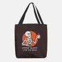Coffee Black Like My Soul-none basic tote bag-doodletoots