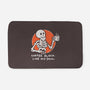 Coffee Black Like My Soul-none memory foam bath mat-doodletoots